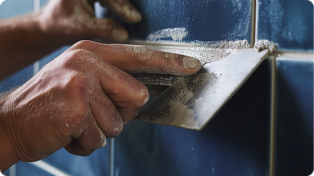 Как и чем затирать швы?