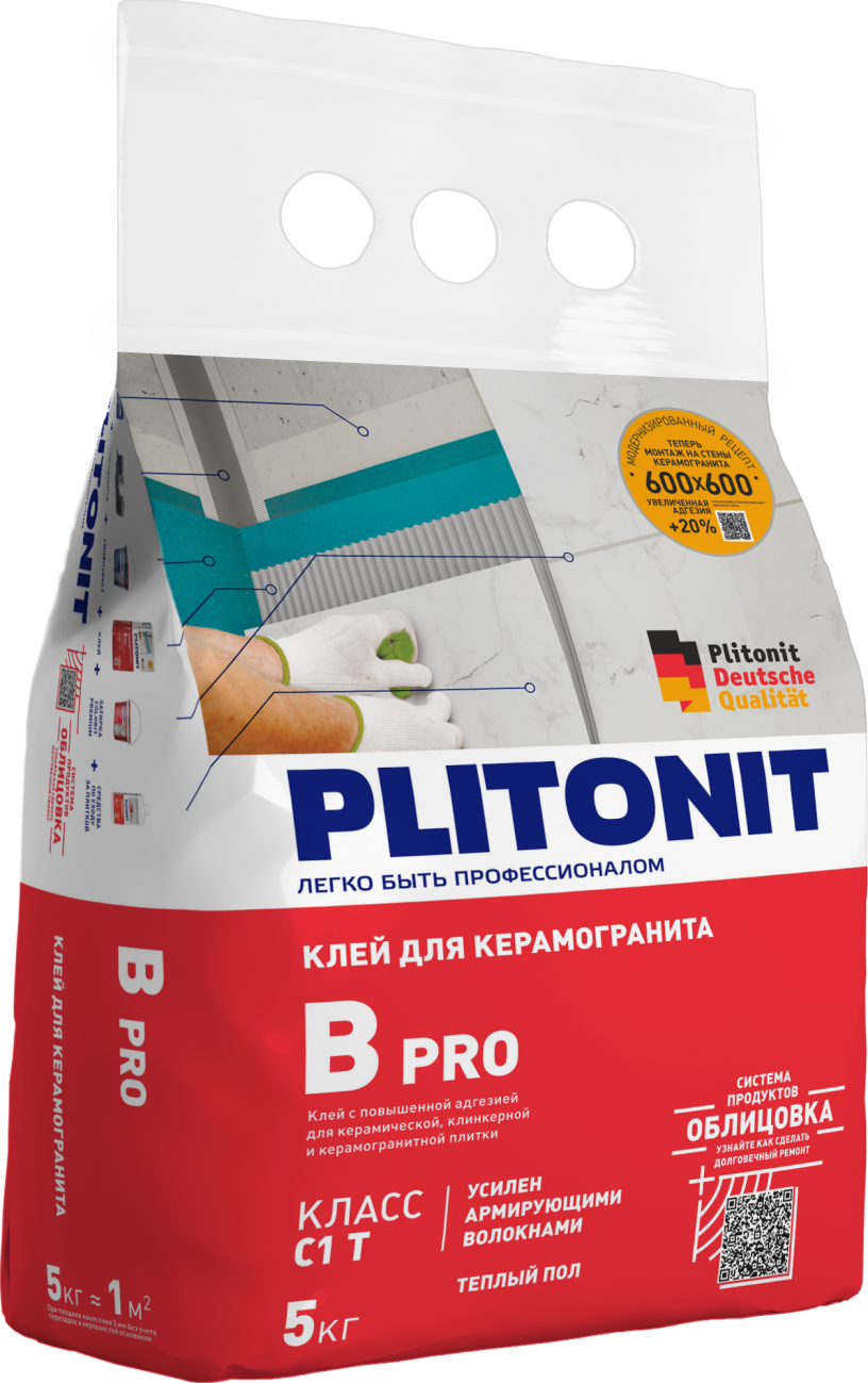 Клеи для плитки PLITONIT В PRO — Plitonit.ru