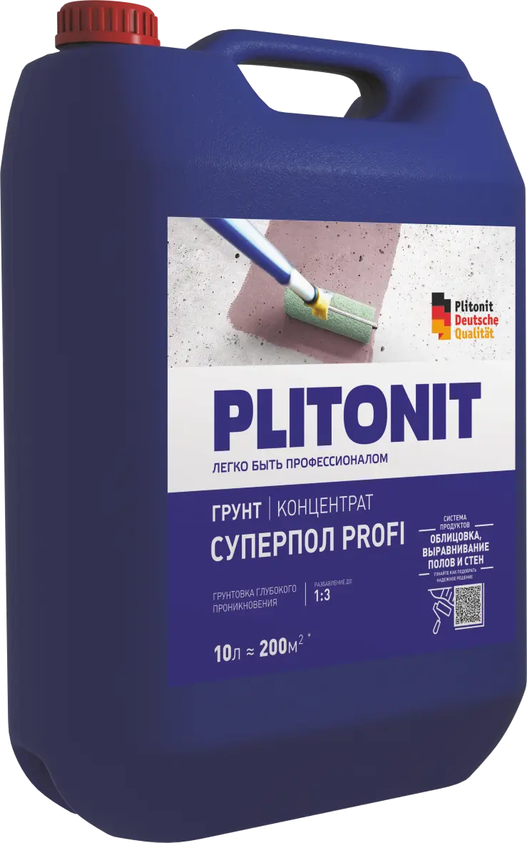 Грунтовки PLITONIT СуперПол PROFI — Plitonit.ru